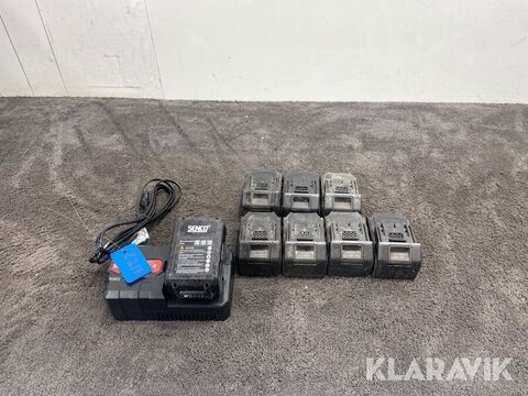 Sonstige Laddare med batterier till Senco. Senco
