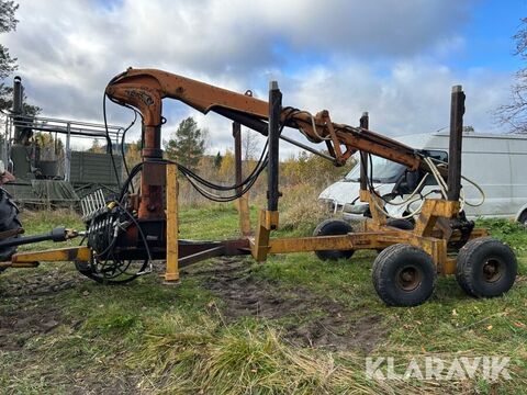 Timmervagn med kran 2