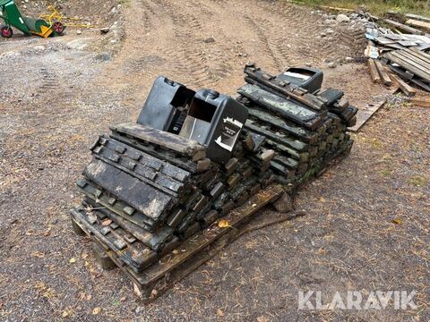 Sonstige Gummipads till larver 700mm
