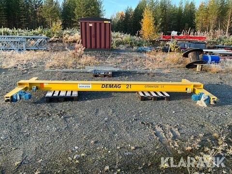 Åkbana Demag med telfer motordriven 2