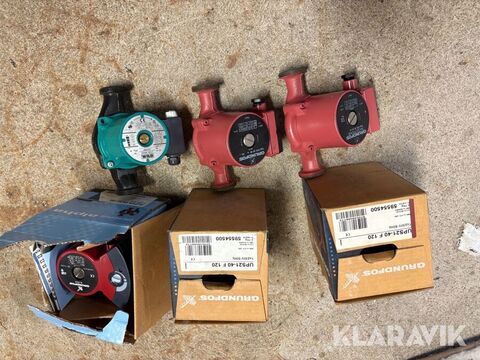Sonstige Grundfos/Wilo Cirkulationspumpar Grundfos/Wilo