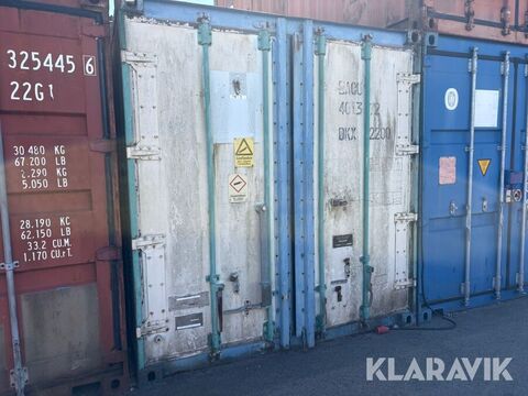 Sonstige Container 20 fot blå/vit