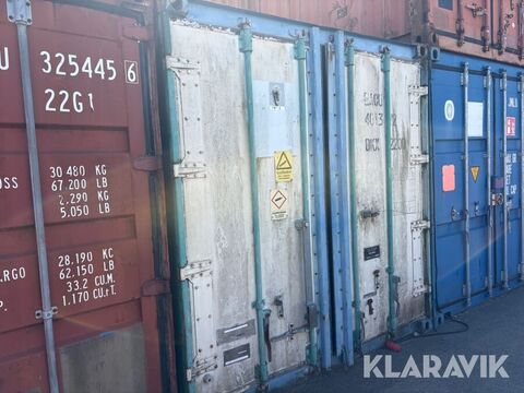Container 20 fot blå/vit 3