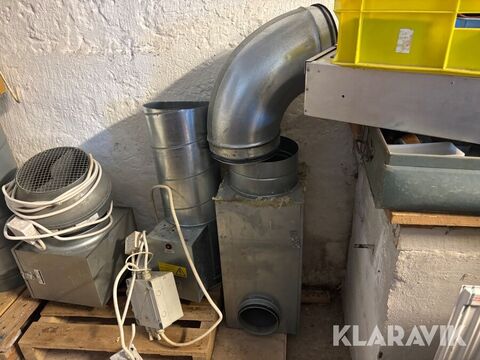 Ventilationsanläggning med in och utsugningsfläk 2