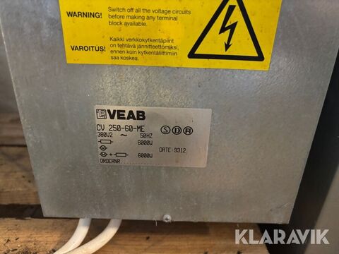 Ventilationsanläggning med in och utsugningsfläk 3