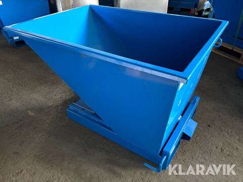 Tippcontainer Movetech medplatta och spak 3
