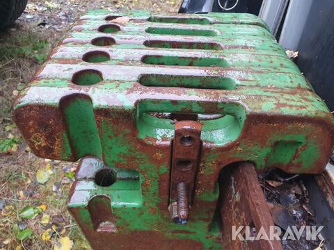 Frontvikter 9 st John Deere 3