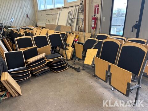 Sonstige Gradängstolar med fällbord