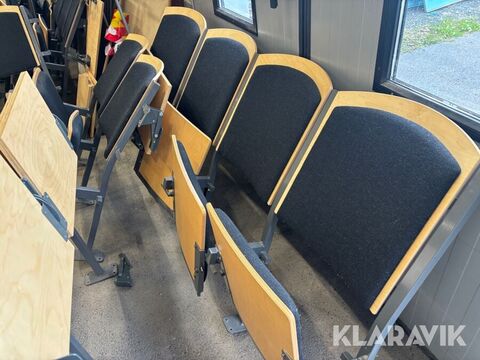 Gradängstolar med fällbord 3