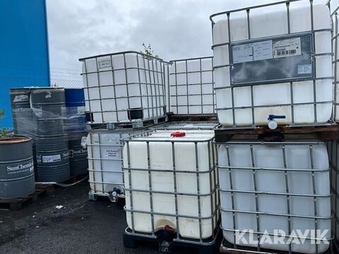 Sonstige IBC-tank 6 st med pall och stålbur