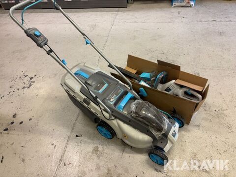 Sonstige Gräsklippare + 3 häcksaxar Swift med batteri