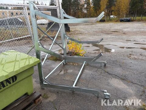 Förvaringsställ i aluminium förar Linder 2