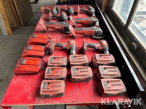 Batterimaskiner, batterier och laddare Hilti 20s 3