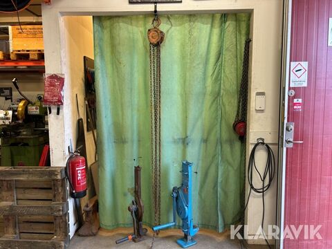 Sonstige Kättingtelfel & kuggstångsdomkrafter