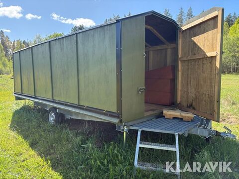 Flyttbar Bipaviljong på kärra 3