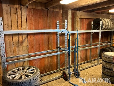 Sonstige Däckställ inklusivekärra 4 sektioner
