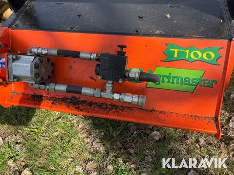 Klipphuvud till skogsvagn med hydraulikpaket och 3