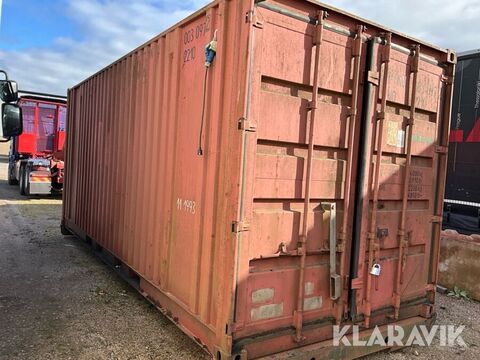 Lastväxlarram med container 3