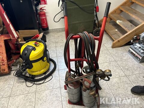 Sonstige Kärra med gassvetsutrustning
