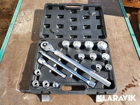 Sonstige Hylsnyckelsats 3/4" 17 delar