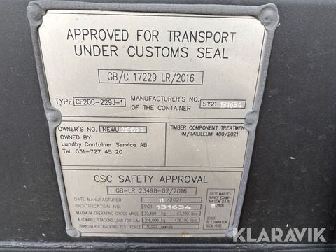 Container Lundby Container Service AB 20 fot 2