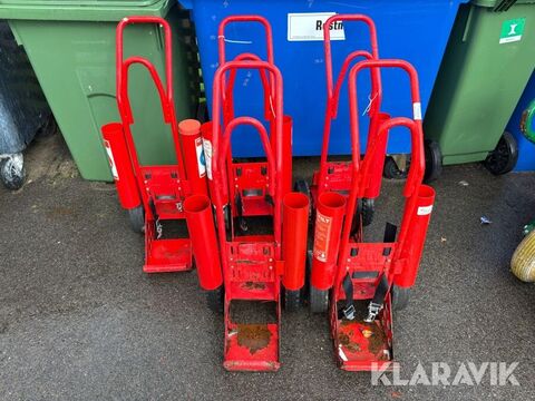Brandsläckarkärror 5st 2