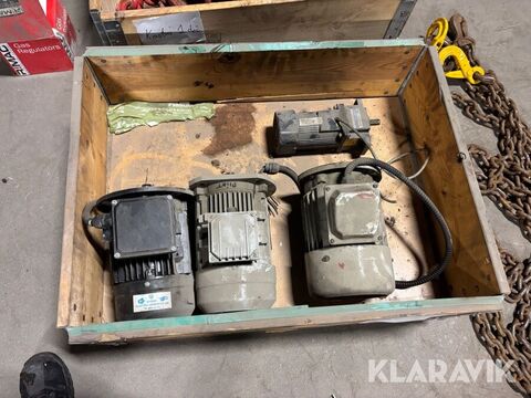 Diverse elmotorer 4st 3
