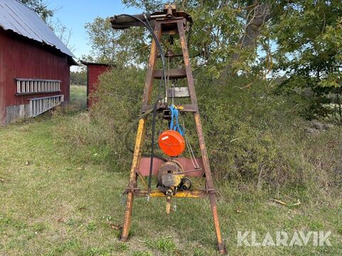 Vajerkran Star med hydraulisk sväng & skogskompi 2