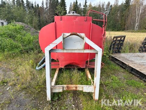 Vattentank på lastväxlarram 2
