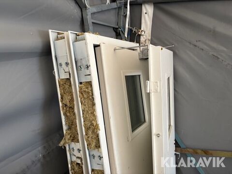 Ståldörrar med karm 11x212 st 2