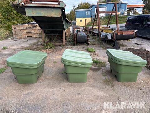 Sandlådor Västia Plastindustri 3 st 2