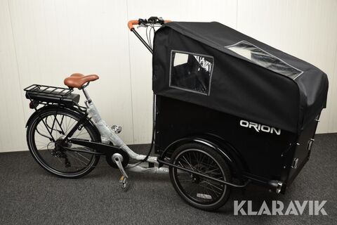 Lådcykel Orion med elmotor 2