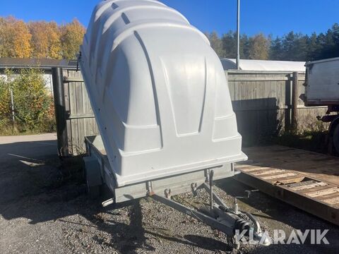 Tikitrailer 1000 kg med kåpa 2