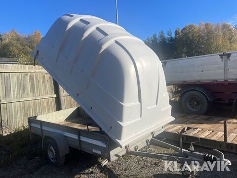 Tikitrailer 1000 kg med kåpa 3