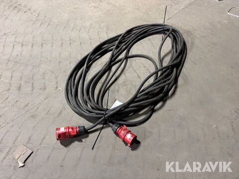 Trefaskabel 25m 32A 2
