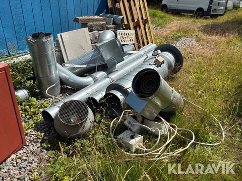 Sonstige Ventilationsanläggning med in och utsugningsfläk
