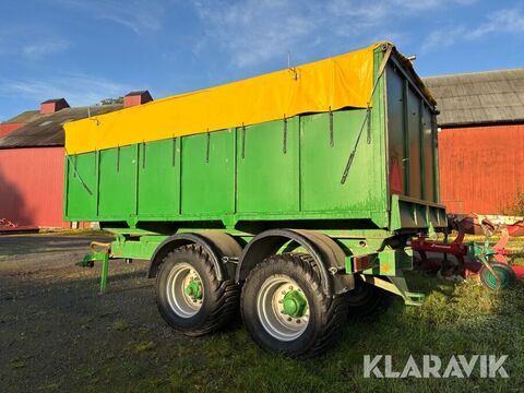 Spannmålssläp 16m2 tippbar Rullkapell och hydrau 3