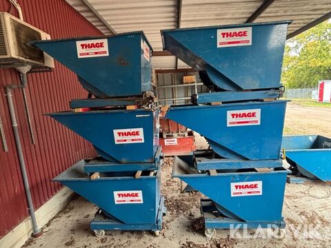 Tippcontainers Intra - Totalt 6st 2
