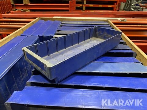 Sonstige Plastlådor Blå 60 st