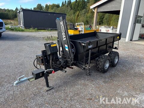 Sonstige Tippvagn med kran Kellfri