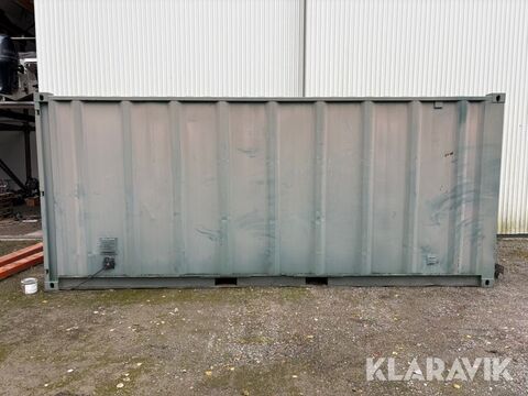 Verkstadscontainer 20-fots isolerad 2