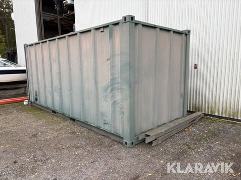Verkstadscontainer 20-fots isolerad 3