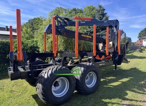 Sonstige BMF Forstanhaenger 10t mit Kran 8,5m