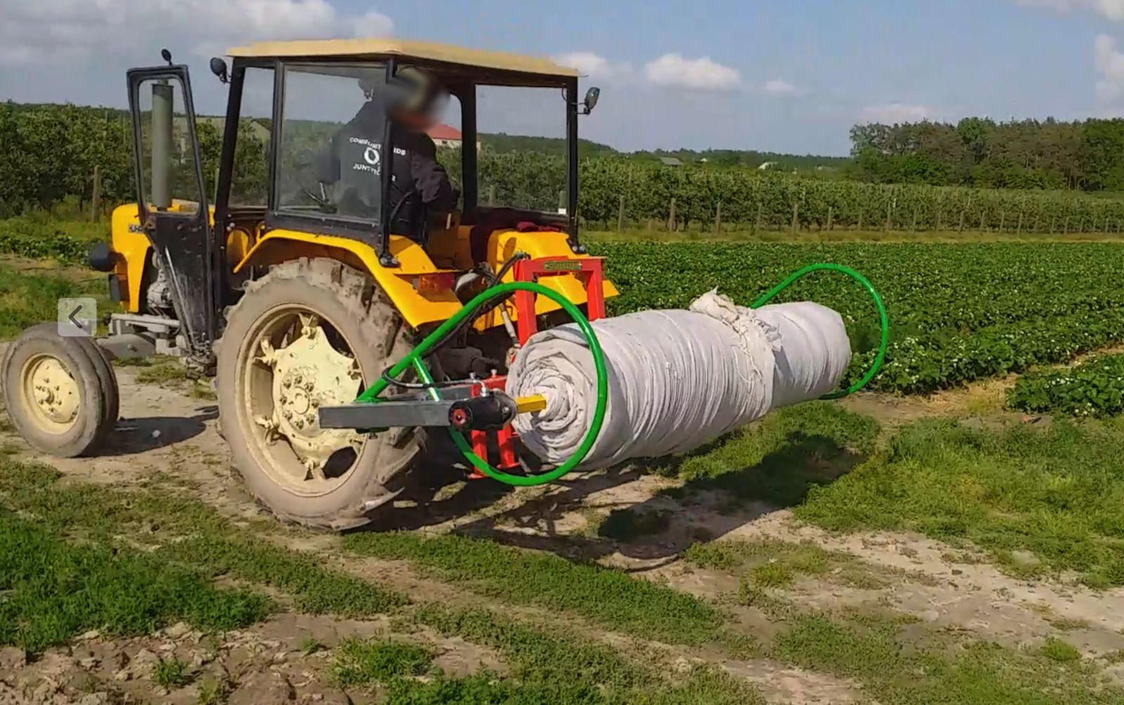 Wickelmaschine für Agrotextilien, Agrarfolien 1