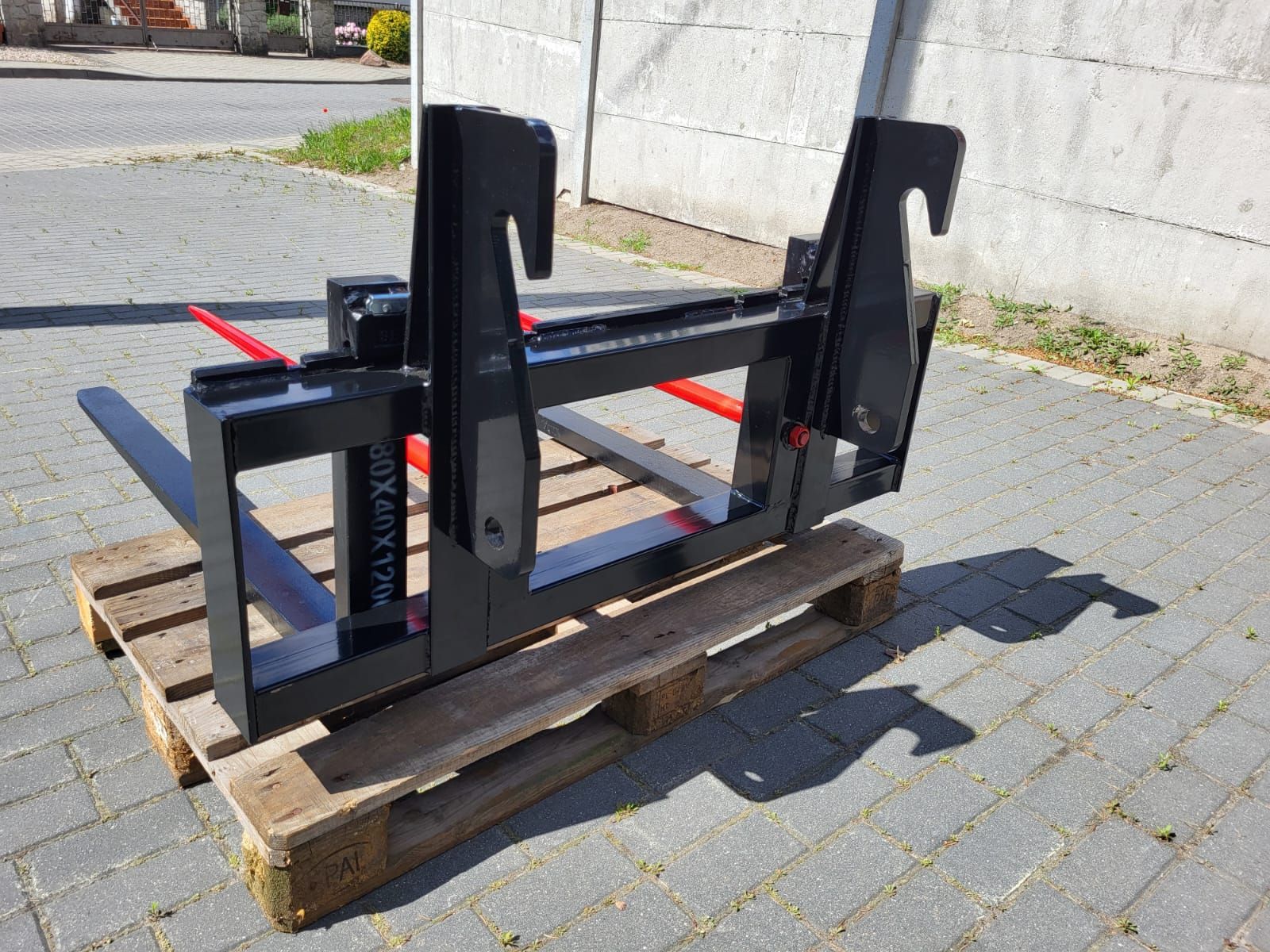 Palettengabel Aufnahme Weidemann 1