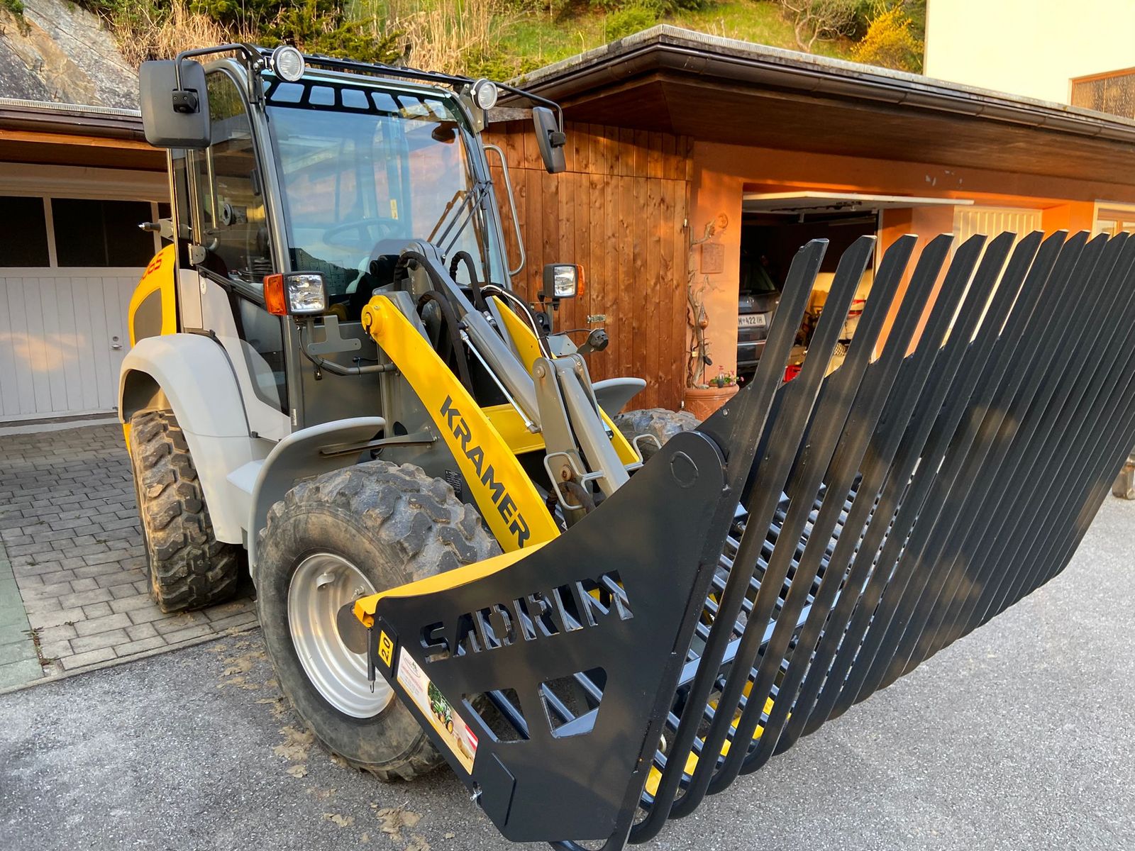 Steinschaufel Steingabel Euroaufnahme und andere 2