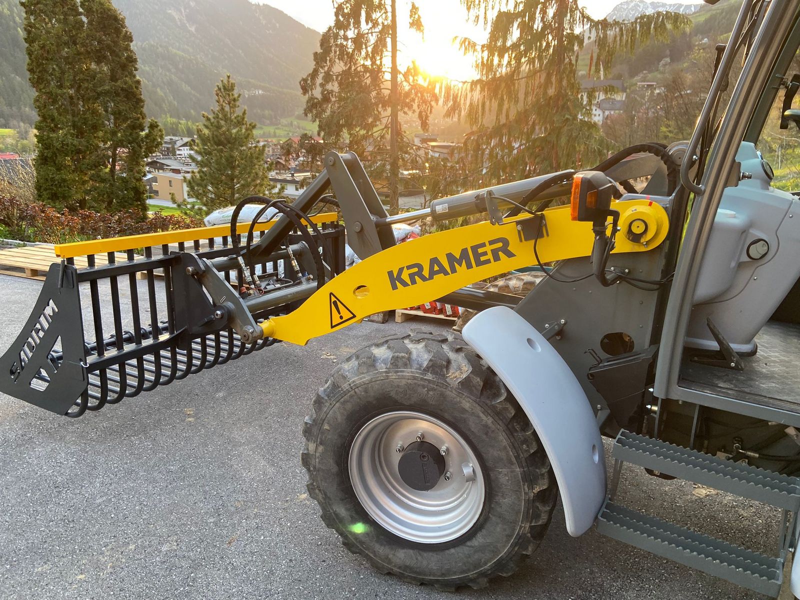 Steinschaufel Steingabel Euroaufnahme und andere 1