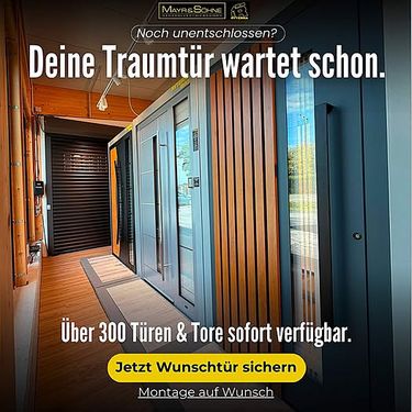 Sonstige 300 Alu-Türen und Tore prompt ab Lager 