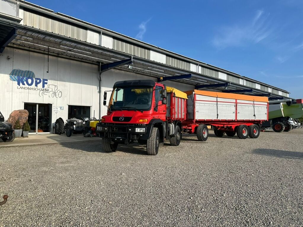 Mercedes Unimog U400 Kipppritsche LOF Zulassung 2
