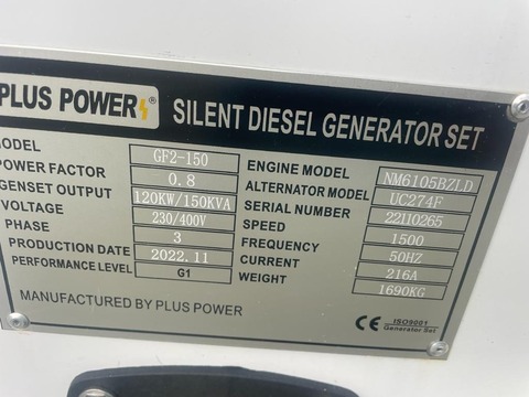 Sonstige Plus Power GF 2 Notstromaggregat NEU
